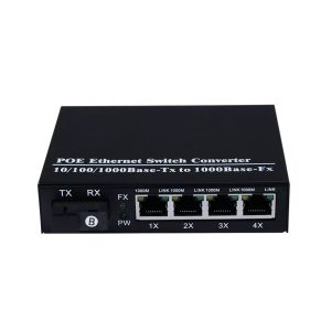 Switch POE 4GE + 1 port optic tip B Gigabit