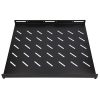 Tava Fixa 600mm Neagra Pentru Rack-uri Cu Adancimi De 800mm