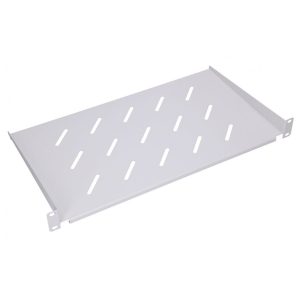 Tava fixa rack ( raft ) 250mm 1U, Gri 19"
