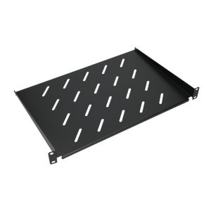 Tava fixa rack ( raft ) 300mm 1U, 19" Neagra