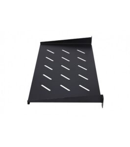 Tava fixa rack ( raft ) 350mm 1U, 19" Neagra