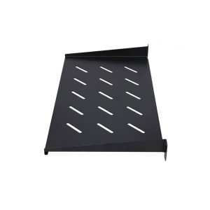Tava fixa rack ( raft ) 350mm 1U, 19" Neagra