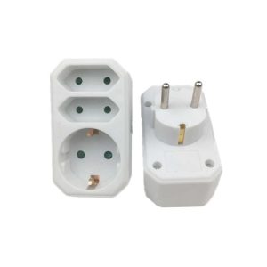 Triplu stecher 1x shuko+2xeuro alien